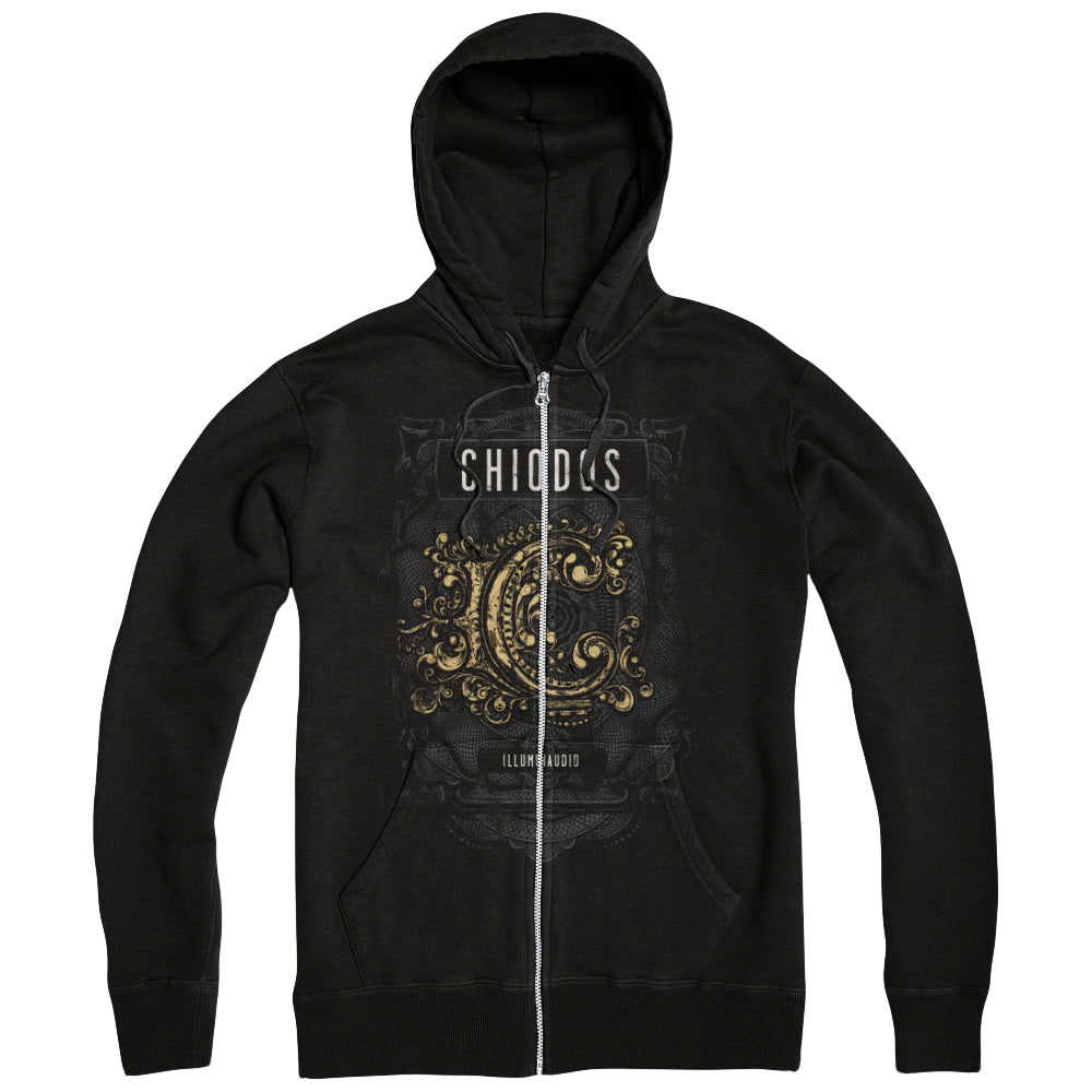 Illuminaudio • Black • Zipup Hoodie - Main Image