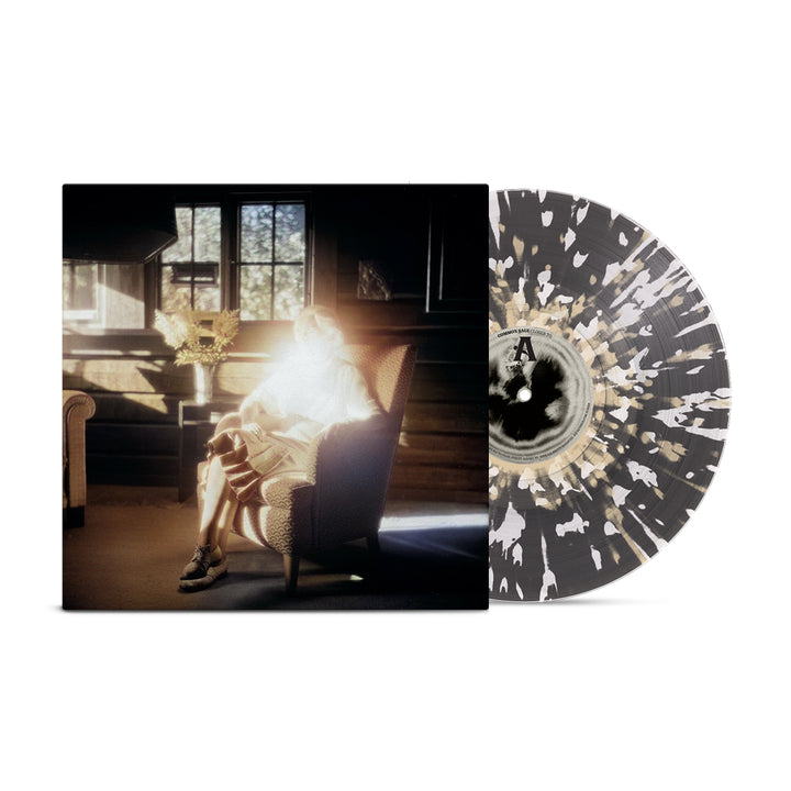Closer To; • Transparent Black W/ Bone & White Splatter