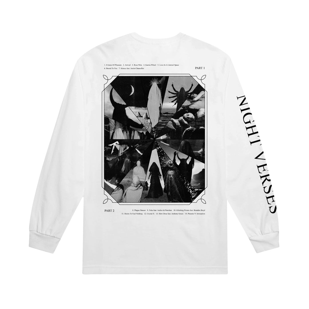 Every Sound Has A Color In The Valley Of Night - White Long Sleeve