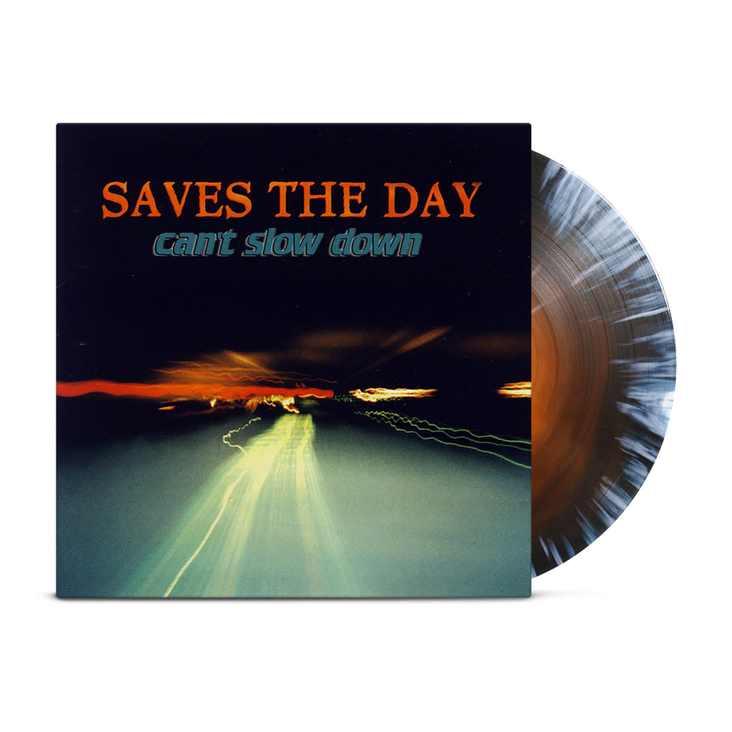 SAVES THE DAY / can’t slow down LPレコード Can't Slow Down • Black/Orange Color In Color W/ Blue & White