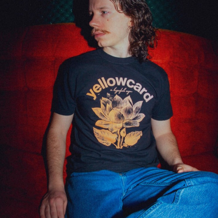 Yellowcard • Lotus • Black • T-Shirt – Equal Vision Records