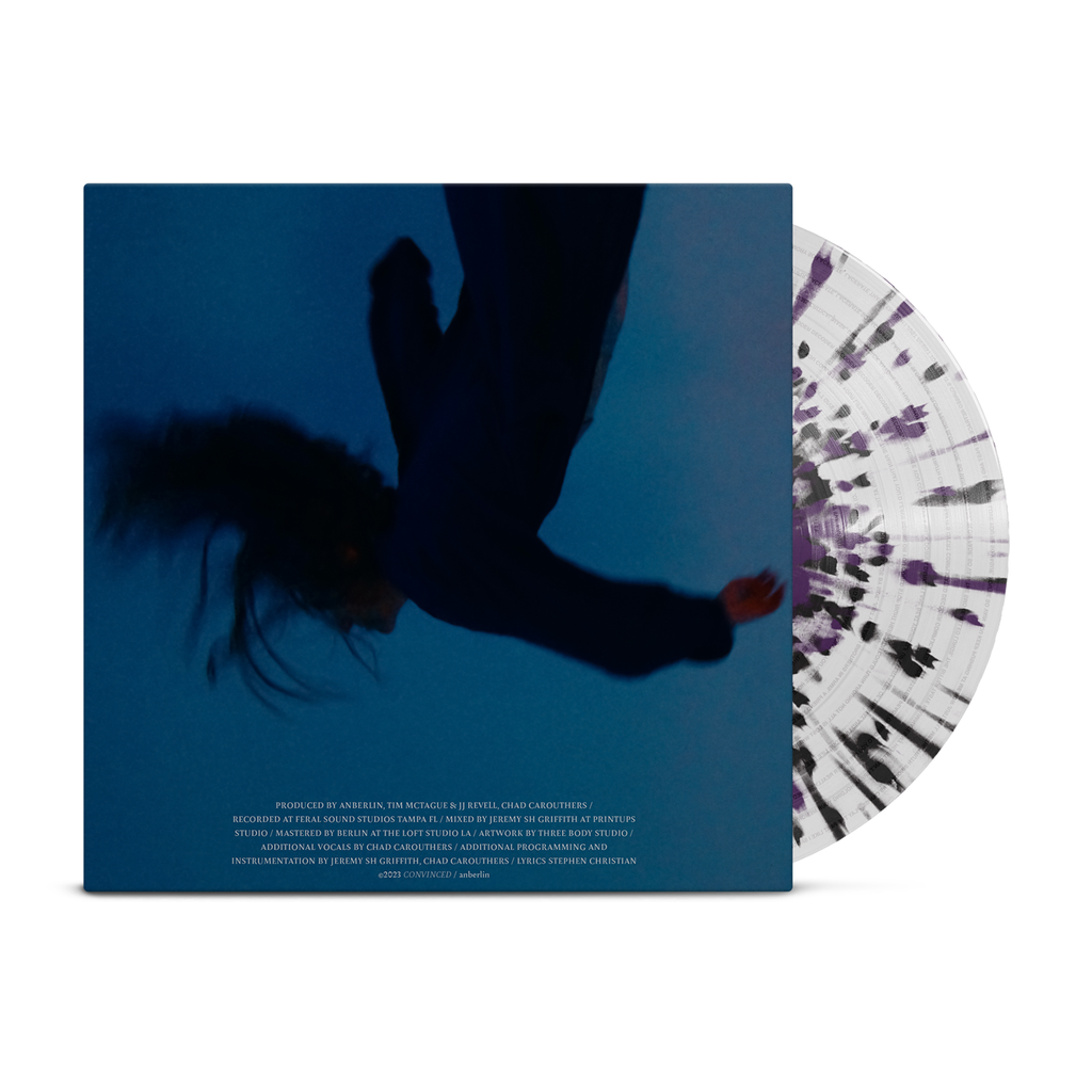 Convinced • Clear W/ Black & Purple Splatter • Limited to 400
