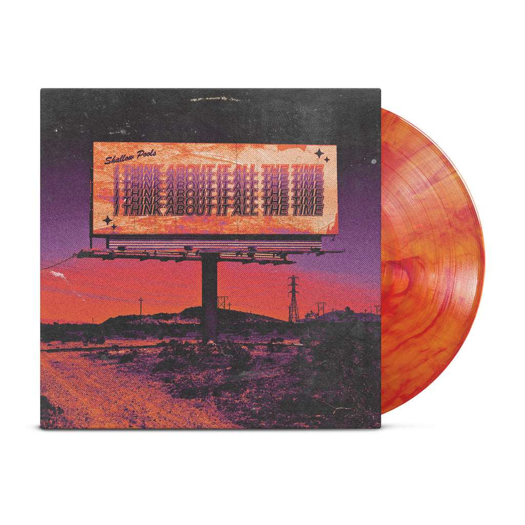 I Think About It All The Time • Yellow/Orange Marble