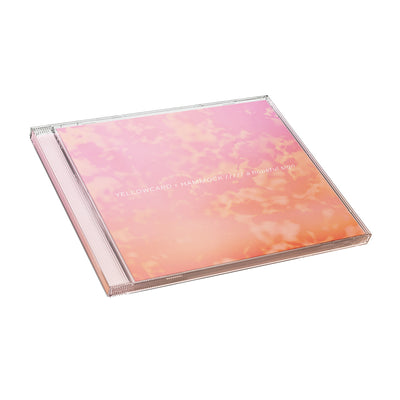 'A Hopeful Sign' CD. Cover has orange and yellow clouds with "YELLOWCARD. HAMMOK, A HOPEFUL SIGN" printed in the center in small white font.