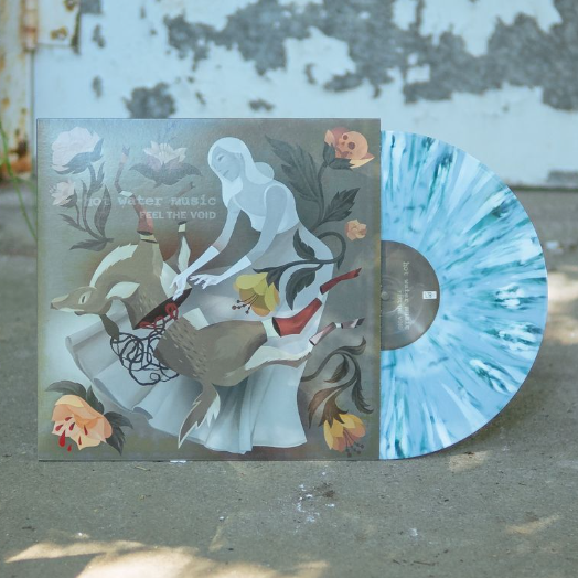 Feel The Void Light • Blue W/ White & Olive Green Splatter