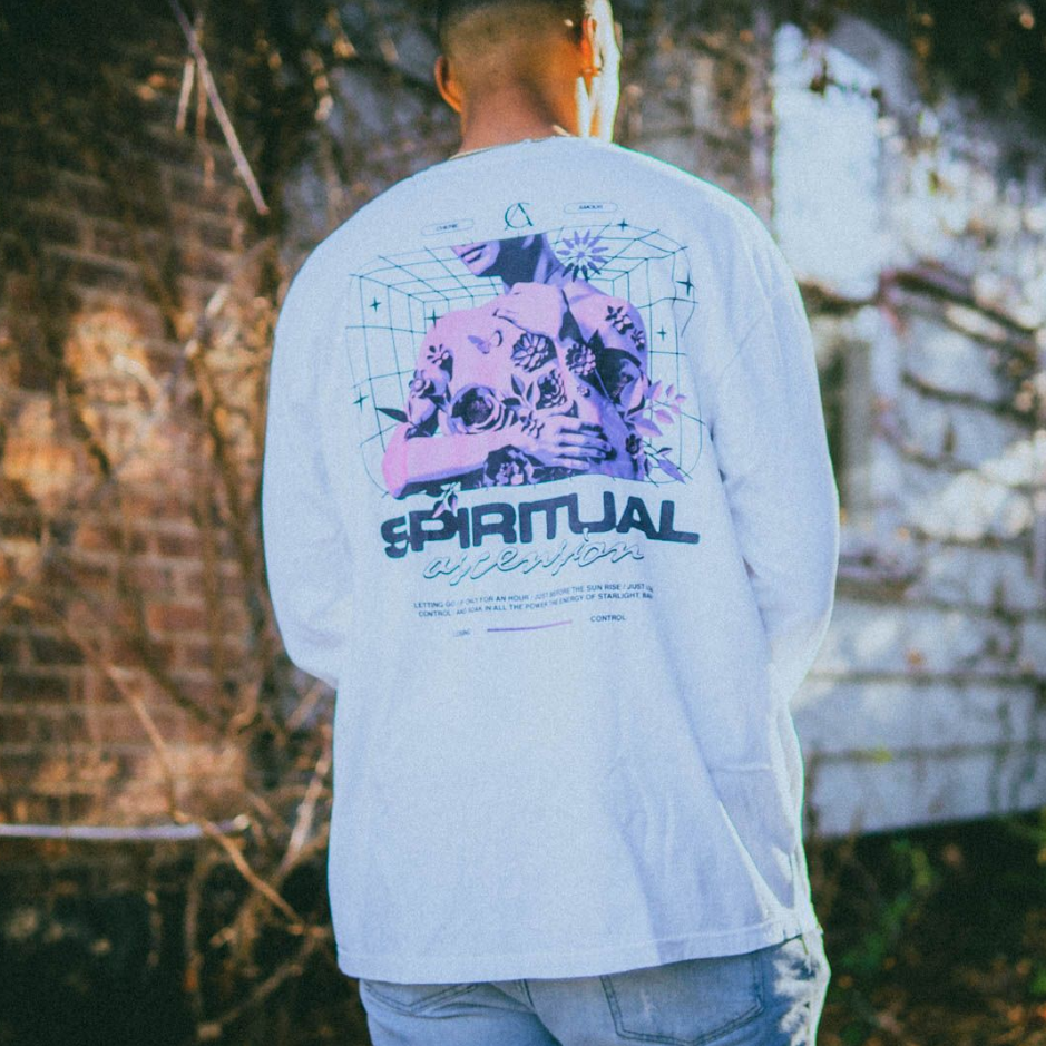 ◆THE COLDEST MOMENT◆ TCM paranormal long sleeve whiteivory Losing Control • White • Long-Sleeve T-Shirt – Equal Vision