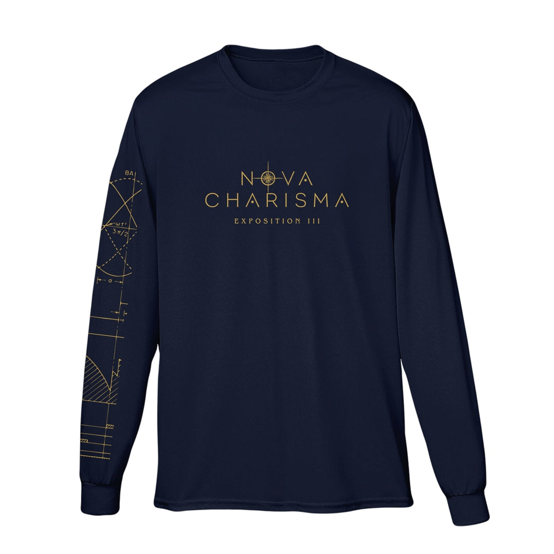 Exposition III • Navy • Long-Sleeve T-Shirt – Equal Vision